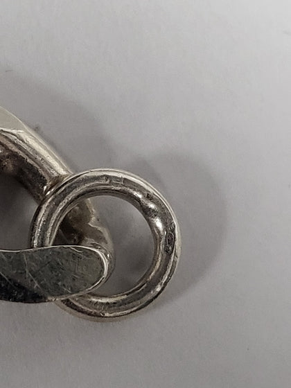 925 - Silver Anchor link Bracelet - 27.6g - 8.5