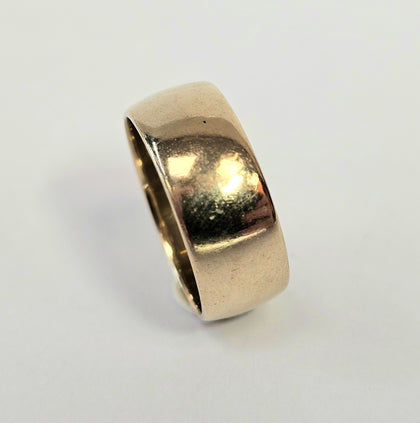 9CT Yellow Gold Wedding Band Size o 1/2