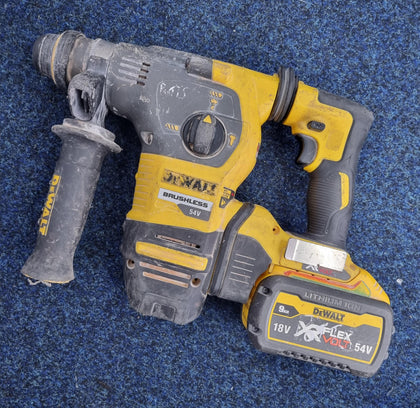 DeWalt DCH333X2 54V XR 1x9.0Ah Li-Ion FlexVolt SDS Plus Hammer Drill