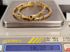 9ct Yellow Gold Large Twisted Hoop Earrings – Large 80mm