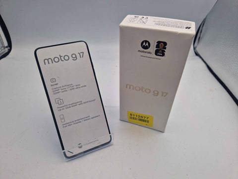 Motorola Moto G17 128GB – Alaskan Blue – Unlocked – Brand New