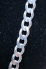925 silver curb chain - 25.54G - Hallmarked