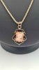 9ct Yellow Gold Chain Necklace With Cameo Pendant - 18" Long - 5.79 Grams