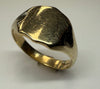 9CT GOLD SIGNET RING SIZE U