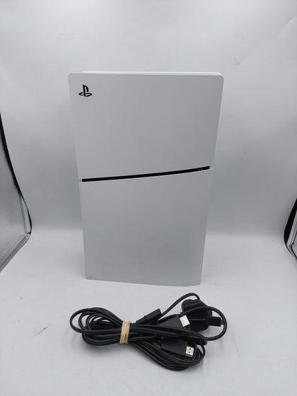 PlayStation 5 digital edition 825GB White discounted-NO CONTROLLER/MINOR COSMETIC DAMAGE ON SIDEPLATES