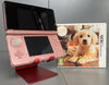 Nintendo 3ds Handheld Console Coral Pink Game Bundle ( + Nintendogs+Cats )