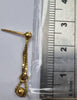 9ct gold drop earrings