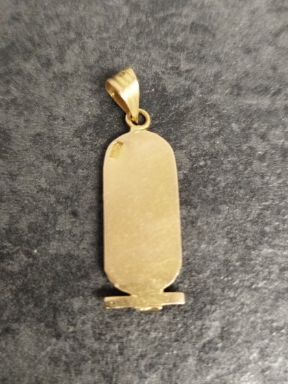 18ct Egyptian Hieroglyphics Pendant