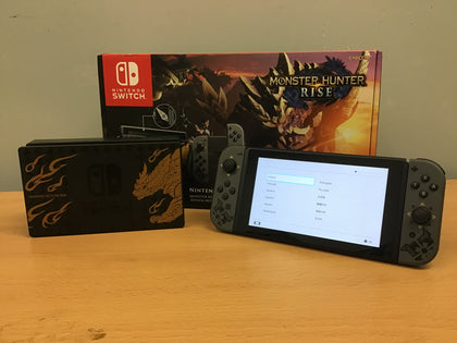 Nintendo Switch Console - Monster Hunter Rise Edition.