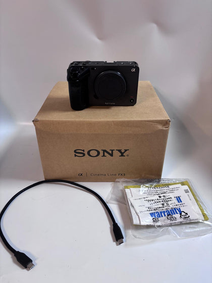 Sony FX 3 Cinema Line Camera