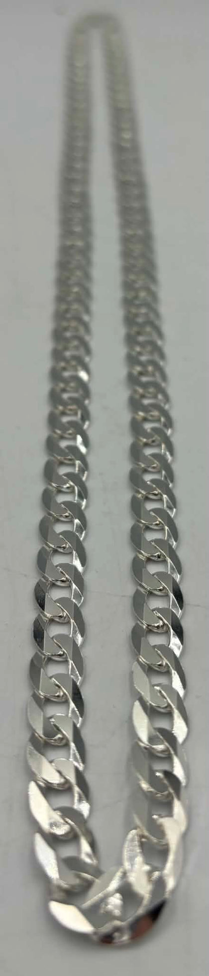 BRAND NEW 925 silver curb style chain 22'' hallmarked 34.2