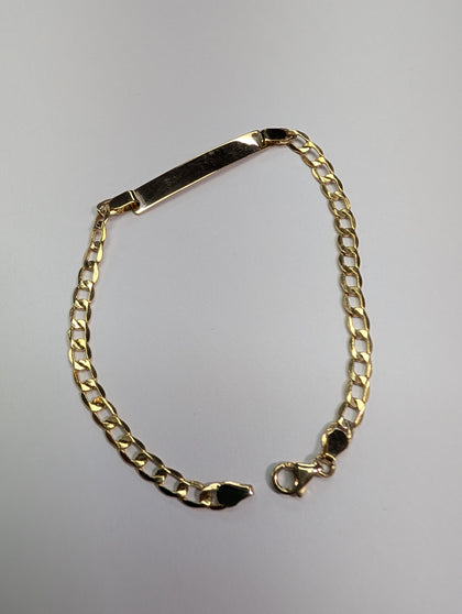 9ct Gold I.D Bracelet