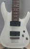 Schecter diamond series guitar omen 7 white 24 frets electric