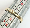 9ct yellow gold signet ring with stone size Q