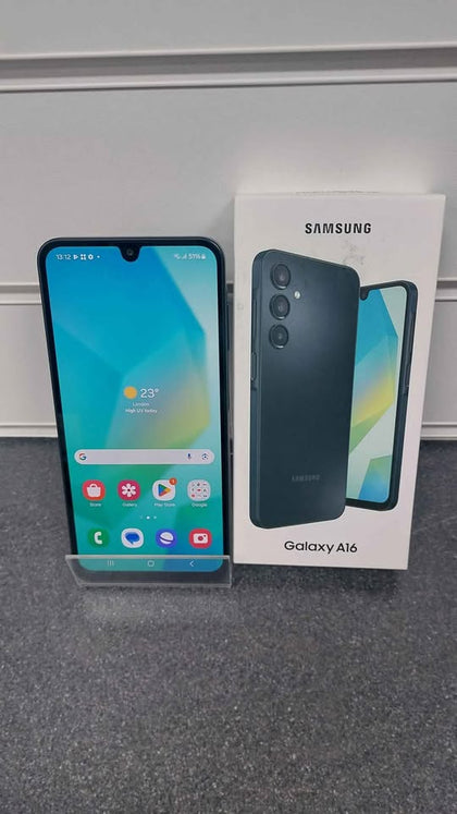 **BRAND NEW** Samsung Galaxy A16 dual sim 4GB-128GB black Unlocked opend in shop to test only