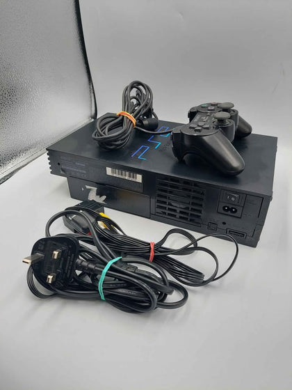 PlayStation 2 Console, Black, Unboxed With Black Pad And 8MB Memory Card