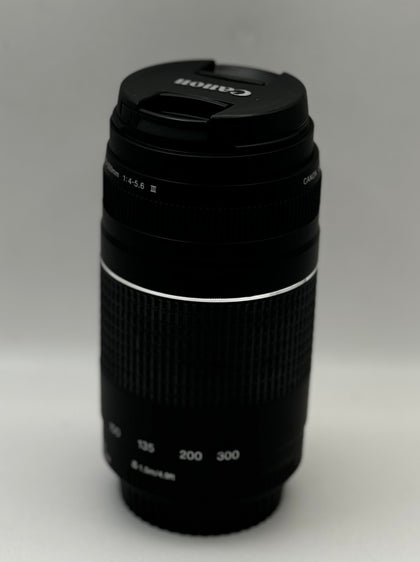 Canon EF 75-300mm f/4-5.6 III Black Lens - Chesterfield