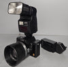 Panasonic Lumix DMC-FZ10 = Jessop 300 AF-CA Flash