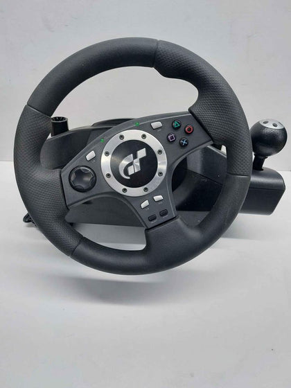 Logitech Driving Force Pro Wheel And Pedals Set With Integral Shifter For Sony PS3 Or PS2.