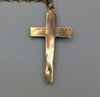 18ct Hallmarked 750, Yellow Gold, Christ On Cross pendant on link chain, 22", 4.71G