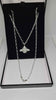 925 Sterling Silver Belcher Chain Necklace With Bee Pendant - 24" Long - 12.3 Grams **BRAND NEW**