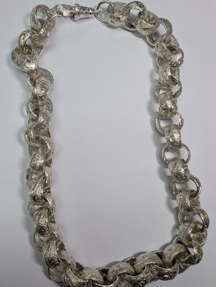 HEAVY SILVER 925 BELCHER CHAIN 332.16G PRESTON STORE