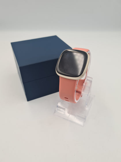 Fitbit Versa 3 pink fitness band boxed