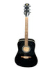 SX Guitars MD160CE/BK  Acoustic Cutaway