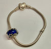 Pandora Charm Bracelet with Heart Clasp