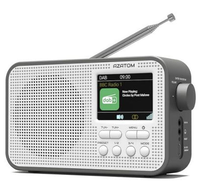 Azatom Aspire G2 Black/Silver DAB/FM/Bluetooth Radio