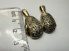 9ct yellow gold boxing gloves pendants
