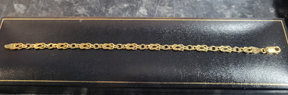 9ct Yellow Gold Celtic Links bracelet - 4.9G - 8