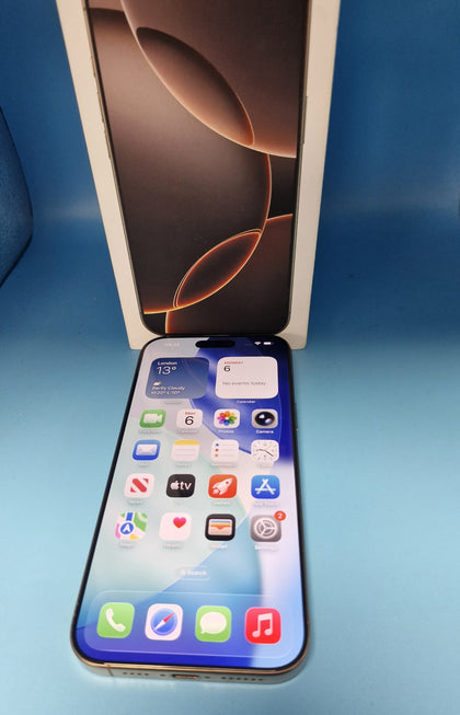 Apple iPhone 16 Pro Max 256GB 100% Battery Health unlocked