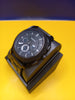 Men Fossil Chronograph Black Stainless Steel Watch fs4552