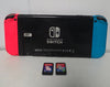 Nintendo Switch Console Neon Blue/red with 2 unboxed games