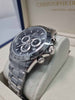 DX Christophe Duchamp Grand Mont Mens Quartz Chronograph Watch - Black Dial - Steel Bracelet BRAND NEW