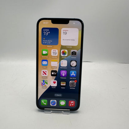 Apple iPhone 14 128GB Blue Unlocked AW until 2/26 Batt Health 100%