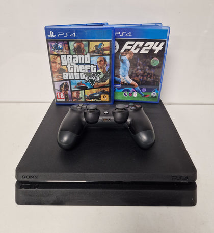 *Still Time For Xmas Delivery!*  Sony Playstation 4 500GB Slim Console & 2 Games Package