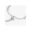 Pandora Pink And Clear Sparkle Slider Bracelet 599377C02