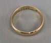 14CT Gold Wedding Band 3.6G HM 375 Size R