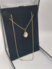 (375 Hallmarked&Tested), 4.61G Gold Chain With Flower Engraved Locket