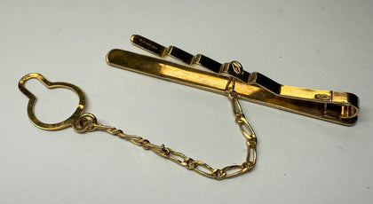 9CT YELLOW GOLD NECKTIE PIN
