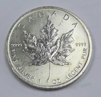 Canada 2012 Maple Leaf 5 Dollars 1oz Silver Coin