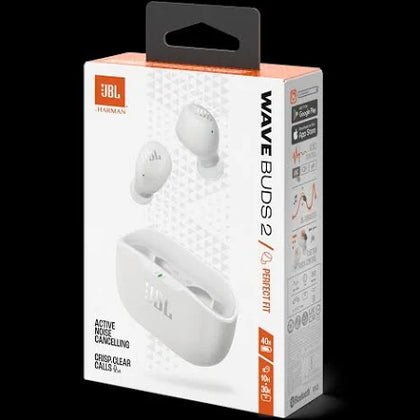 JBL Wave Buds 2 Wireless Earphones in White