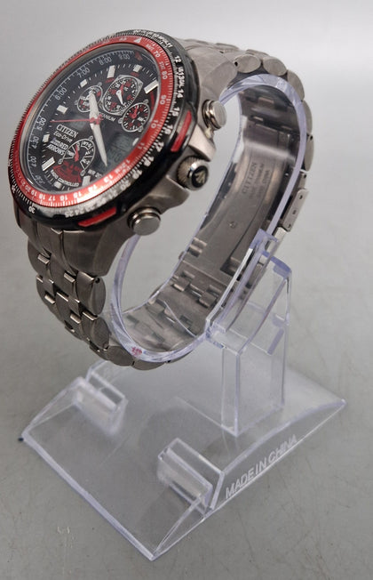 Citizen Men’s Eco-Drive Red Arrows Skyhawk A.T Super Titanium 47mm Mens Watch.