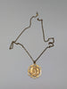 9CT Gold Chain With 9CT Gold ST Christopher Pendant