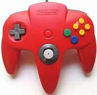 N64 Controller (RED) (OFFICIAL)