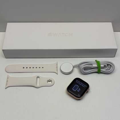 Apple Watch Series 11 42mm Rose Gold Aluminum Case Light Blush Sports Band Boxed