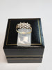 9ct Yellow Gold Ring with Clear Stones - 1.51g - Size M - Hallmarked