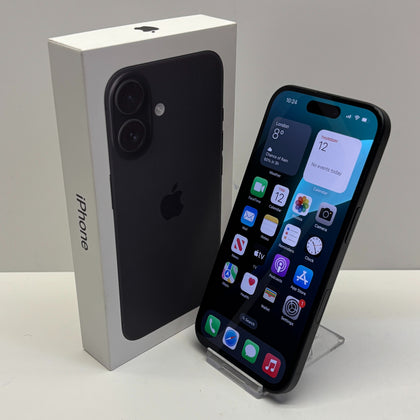 Apple iPhone 16 Unlocked Model A3287 128GB in Black Boxed